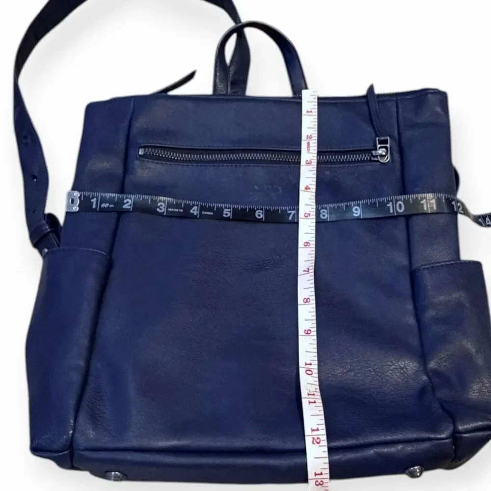 FRESHLY PICKED Women’s Navy Blue Minimal Diaper Bag Backpack